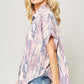 Ornately Patterned Woven Top