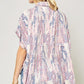 Ornately Patterned Woven Top