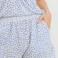 Leopard Printed Terry Short Pants