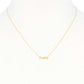 Happy Message Dainty Metal Necklace