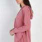 Racer Back Detail Long Sleeve Hooded Top & Short Set