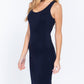 Racerback Sleeveless Midi Dress