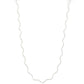Chevron Pattern Metal Necklace