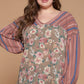 Floral Printed Knit Top