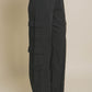 Full-length Tencel Pants With Cargo Pockets