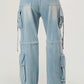 Denim Cargo Jeans