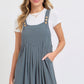 Adjustable Strap Overall Wide Leg Jumpsuit