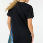 Print Handkerchief Tunic Top