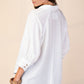 Button down textured woven shirt