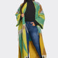 Sakari Printed Maxi Cardigan Tassel