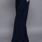 Contrast Waist Boxer Straight Long Pants