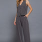 V-neckline Pin Stripe Woven Vest