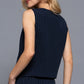 V-neckline Pin Stripe Woven Vest