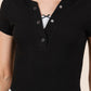 Layers With Bow Detail Short Sleeve Top
