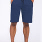 Cotton Blend Lounge Sweat Shorts with Zipper Pockets
