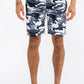 Cotton Blend Lounge Sweat Shorts with Zipper Pockets