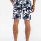 Cotton Blend Lounge Sweat Shorts with Zipper Pockets