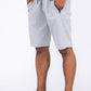Cotton Blend Lounge Sweat Shorts with Zipper Pockets