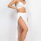 Bra Top & Side Slit Maxi Skirt