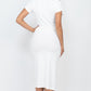 Short Sleeve Ribbed Top & Midi Skirt Se