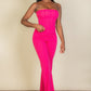Strapless Corset Top & Flare Pants Set