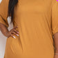 Plus Size Oversized T-shirt & Leggings Set