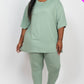 Plus Size Oversized T-shirt & Leggings Set