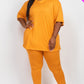 Plus Size Oversized T-shirt & Leggings Set