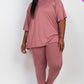 Plus Size Oversized T-shirt & Leggings Set