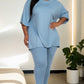 Plus Size Oversized T-shirt & Leggings Set