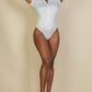 Zip Front Short Sleeve Bodysuit