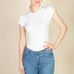 Short Sleeve Crew Neck Bodysuit