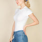 Short Sleeve Crew Neck Bodysuit