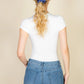 Short Sleeve Crew Neck Bodysuit