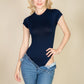 Short Sleeve Crew Neck Bodysuit