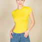 Short Sleeve Crew Neck Bodysuit