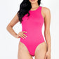 Casual Solid Tank Bodysuit