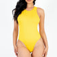 Casual Solid Tank Bodysuit