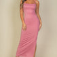 Crisscross Back Split Thigh Maxi Dress