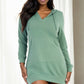 French Terry Hoodie Mini Dress