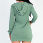 French Terry Hoodie Mini Dress