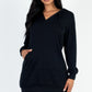 French Terry Hoodie Mini Dress