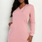 French Terry Hoodie Mini Dress