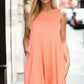 Comfy Sleeveless Flare Mini Dress