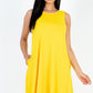 Comfy Sleeveless Flare Mini Dress