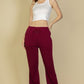 Drawstring Waist Slant Pocket Sweatpants