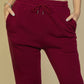 Drawstring Waist Slant Pocket Sweatpants