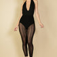 Seam Front High Waist Mesh Leggings