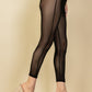 Seam Front High Waist Mesh Leggings