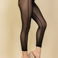 Seam Front High Waist Mesh Leggings